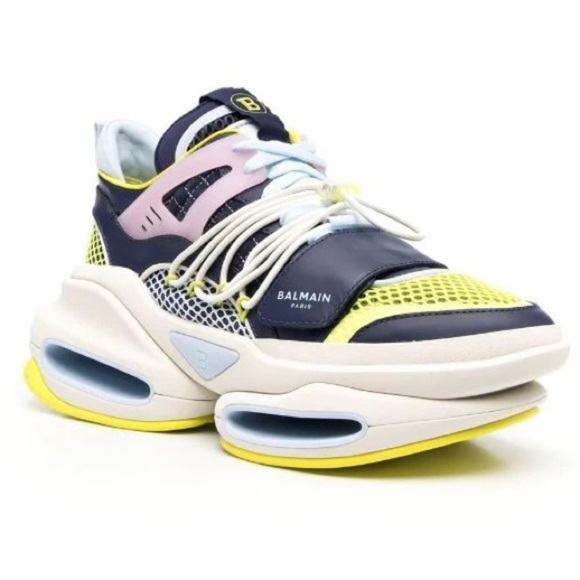 Balmain Other - Size 42 Balmain B-bold Panelled Chunky Sneakers